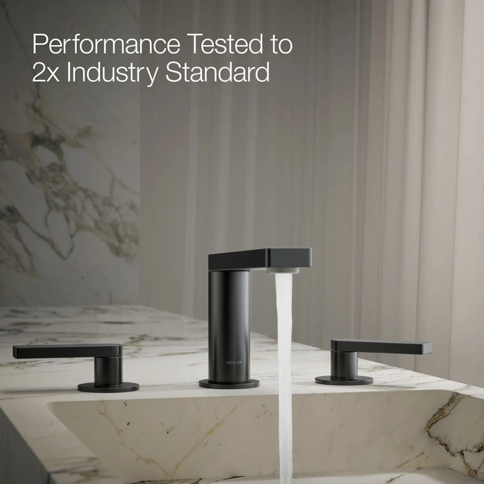 Widespread bathroom sink faucet with Lever handles, 1.2 gpm^Kohler Outlet