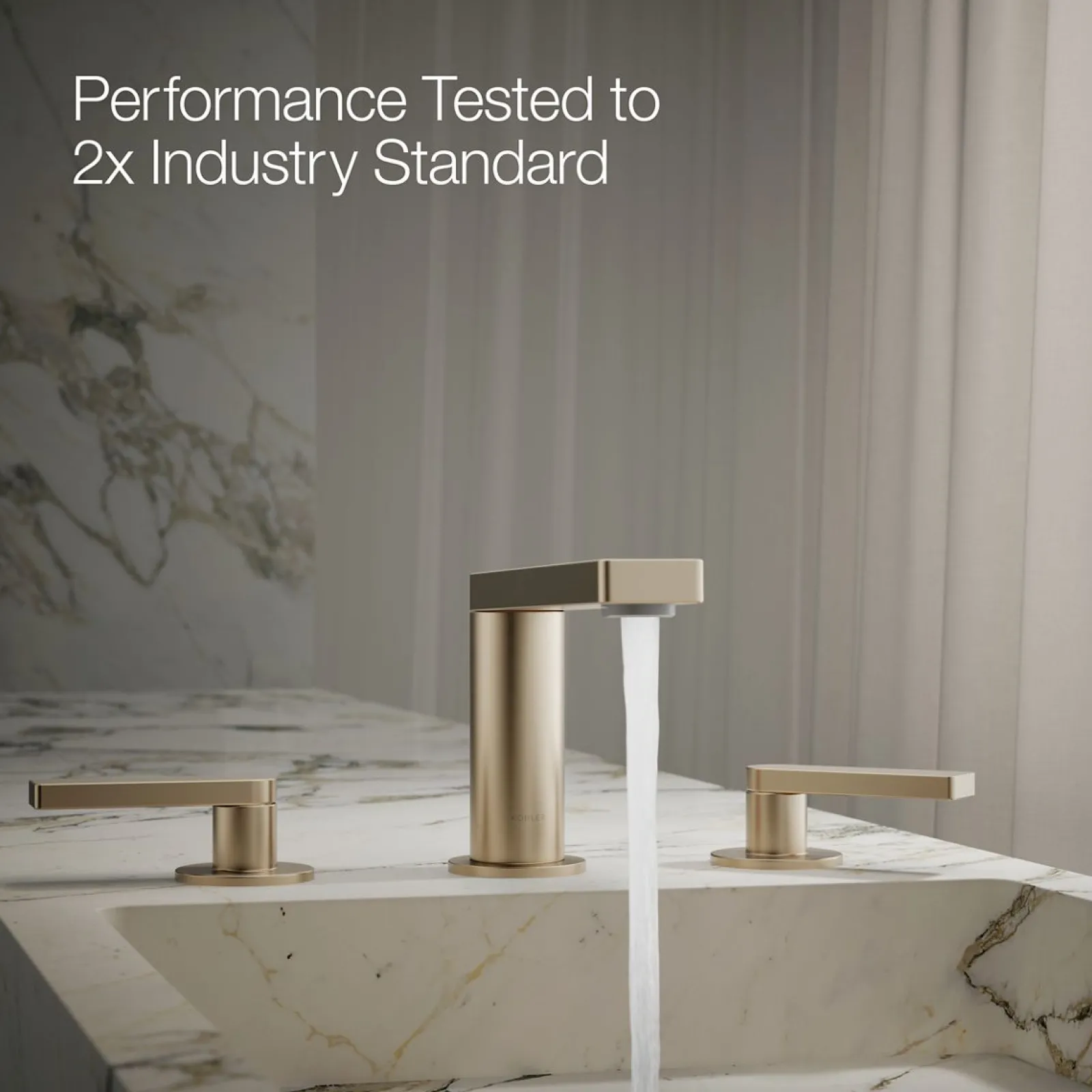 Widespread bathroom sink faucet with Lever handles, 1.2 gpm^Kohler Outlet