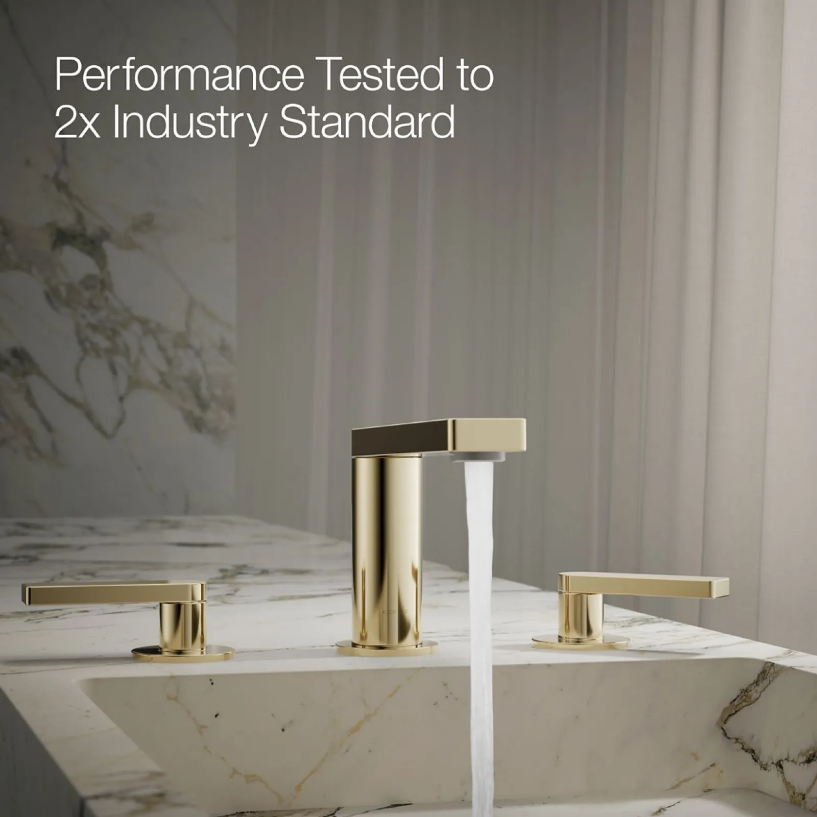 Widespread bathroom sink faucet with Lever handles, 1.2 gpm^Kohler Outlet