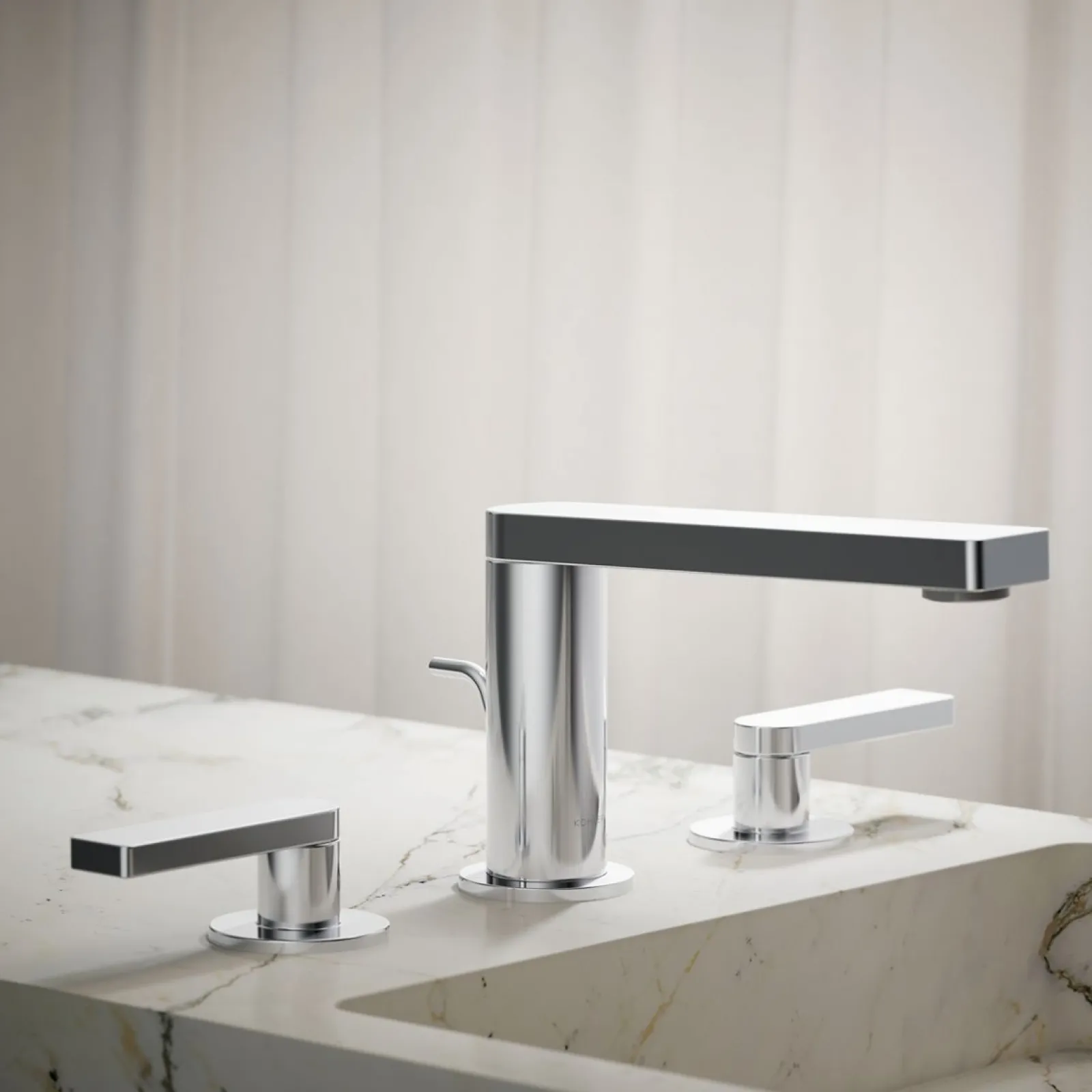 Widespread bathroom sink faucet with Lever handles, 1.2 gpm^Kohler Outlet