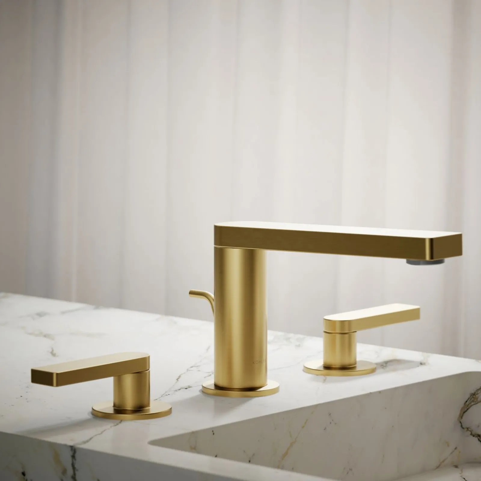 Widespread bathroom sink faucet with Lever handles, 1.2 gpm^Kohler Outlet
