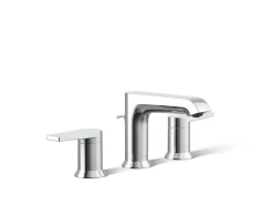 Widespread bathroom sink faucet, 1.2 gpm^Kohler Hot