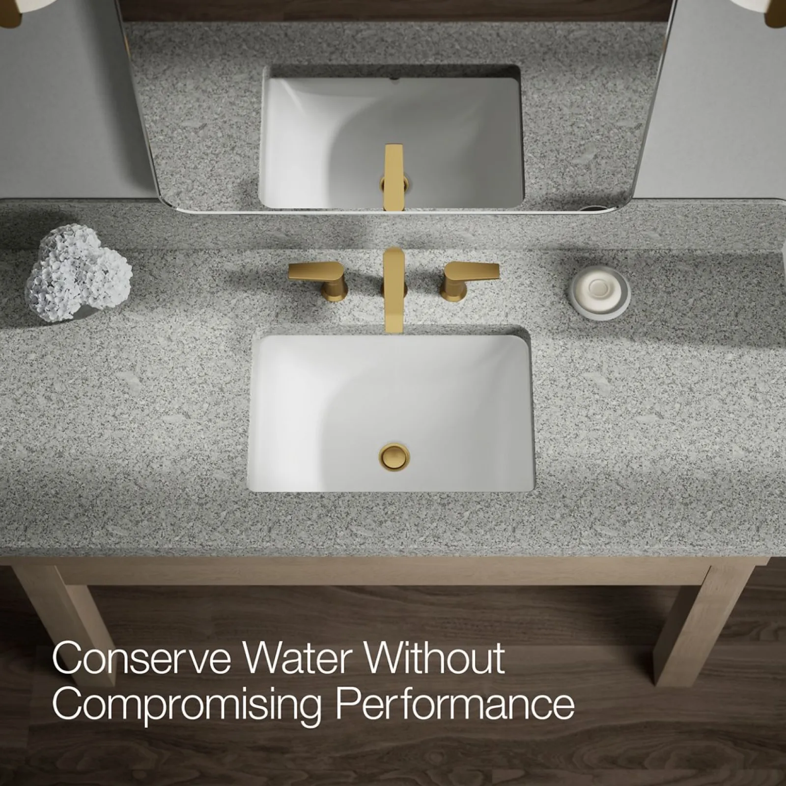 Widespread bathroom sink faucet, 1.2 gpm^Kohler Hot