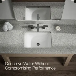 Widespread bathroom sink faucet, 1.2 gpm^Kohler Hot