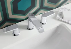Widespread bathroom sink faucet, 1.2 gpm^Kohler Hot