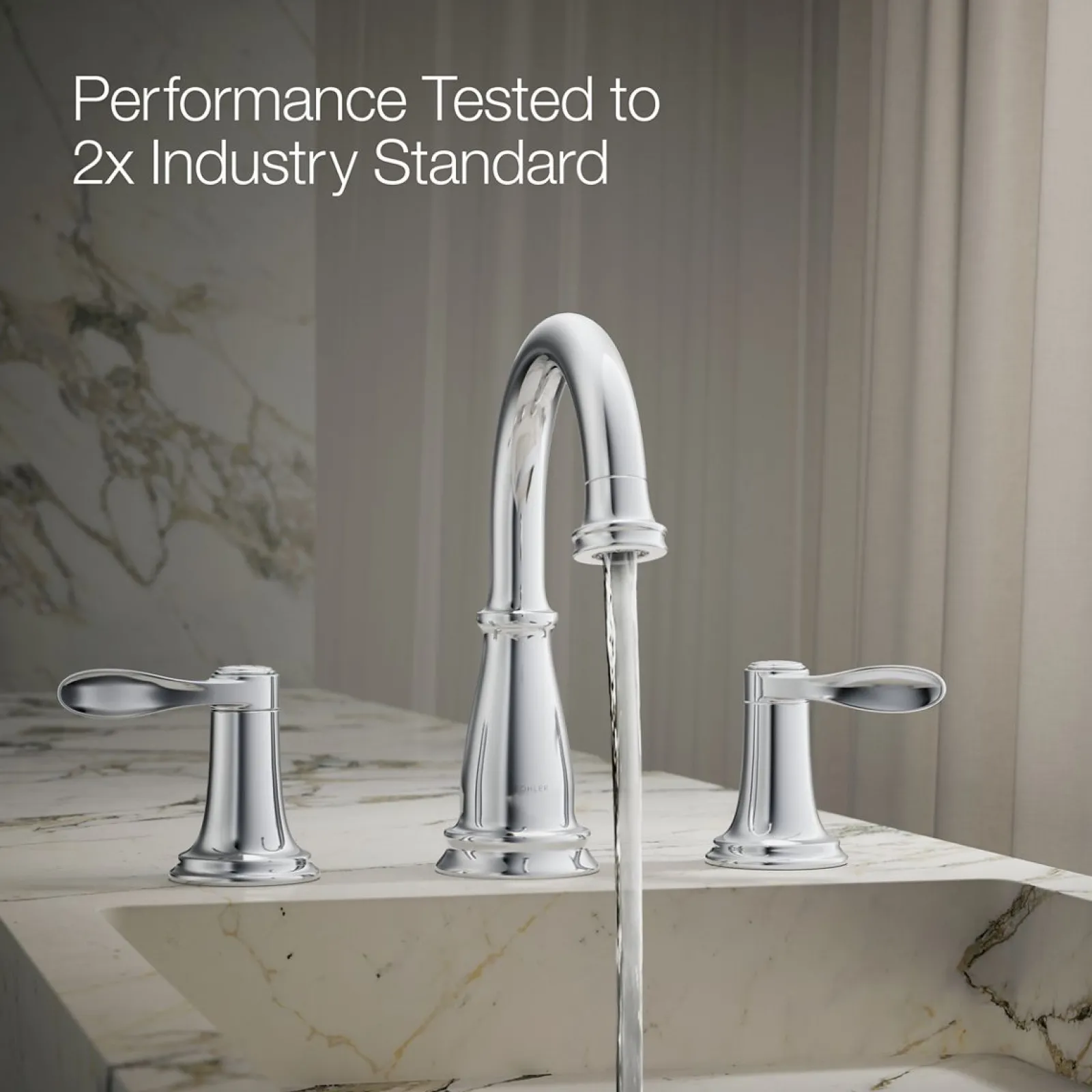 Widespread bathroom sink faucet, 1.2 gpm^Kohler Outlet