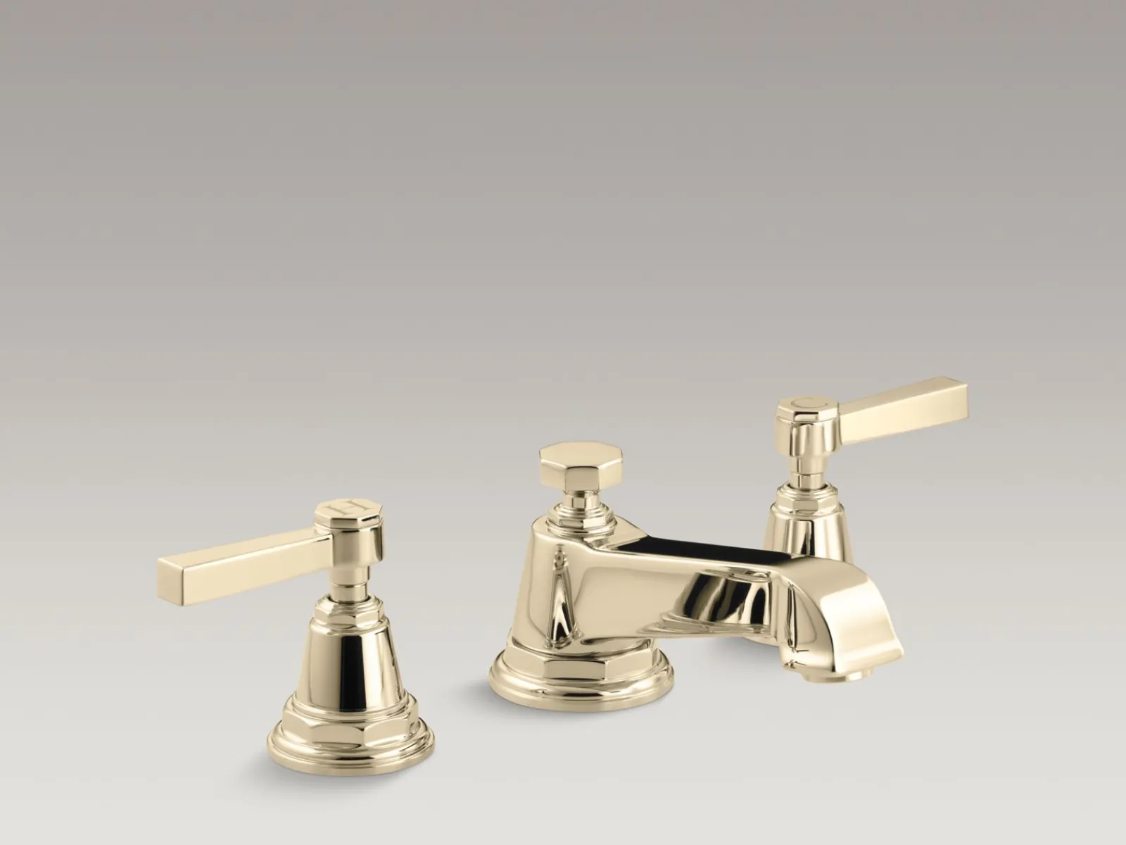 Widespread bathroom sink faucet with Lever handles, 1.2 gpm^Kohler Hot