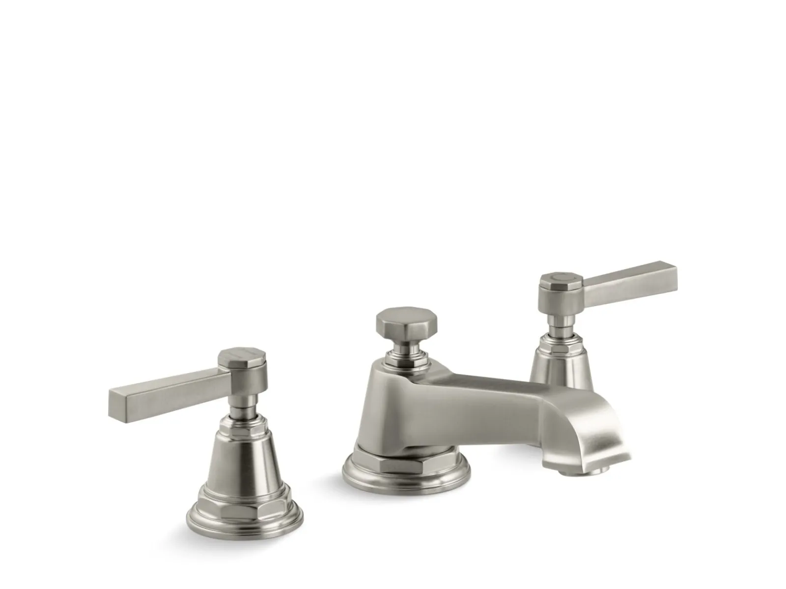 Widespread bathroom sink faucet with Lever handles, 1.2 gpm^Kohler Hot