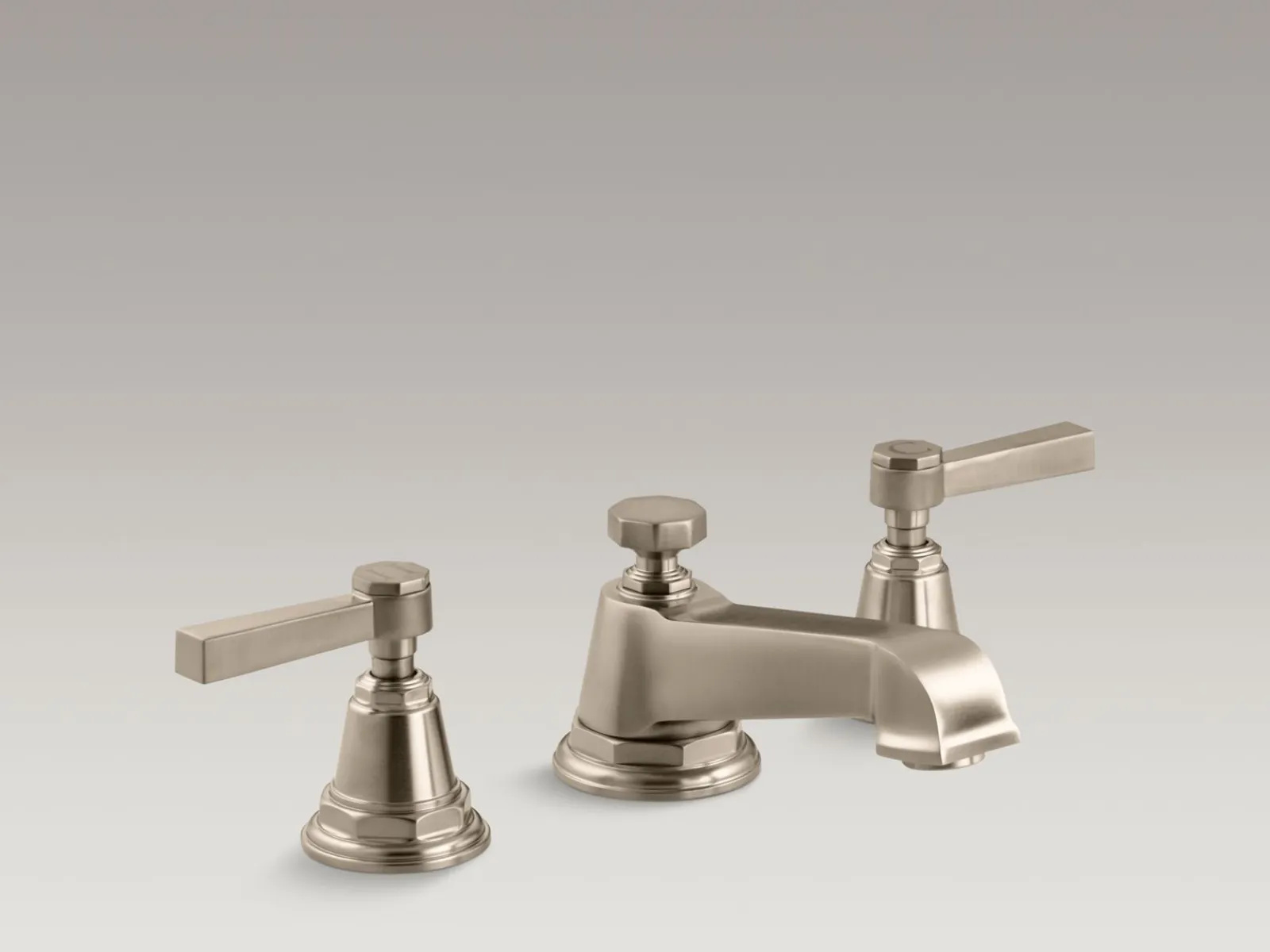 Widespread bathroom sink faucet with Lever handles, 1.2 gpm^Kohler Hot