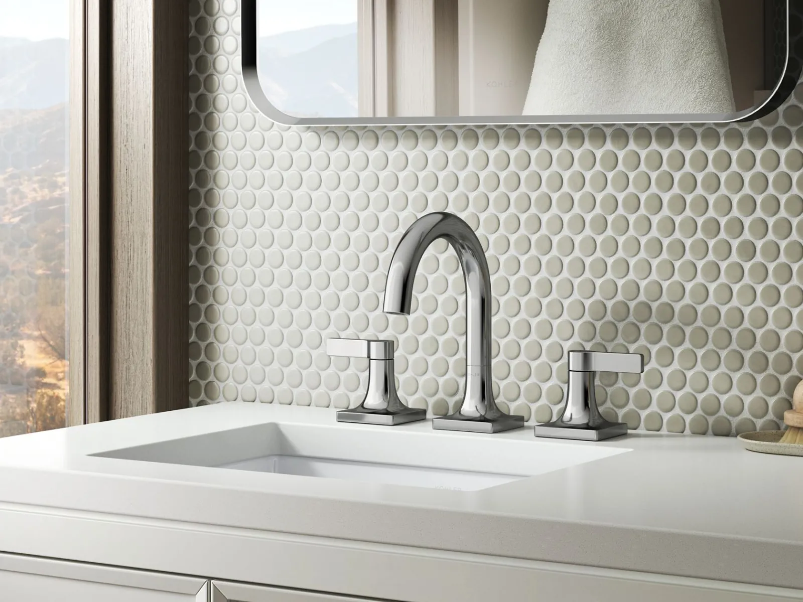 Widespread bathroom sink faucet, 1.2 gpm^Kohler Discount