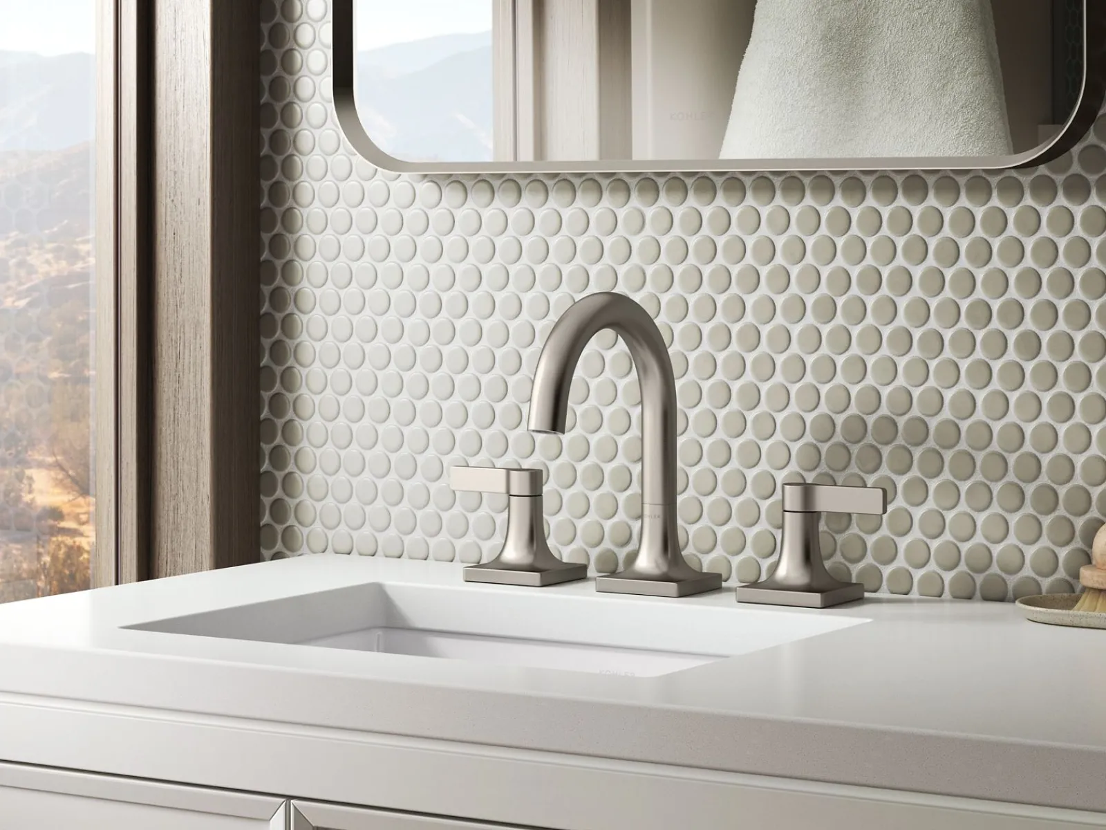 Widespread bathroom sink faucet, 1.2 gpm^Kohler Discount