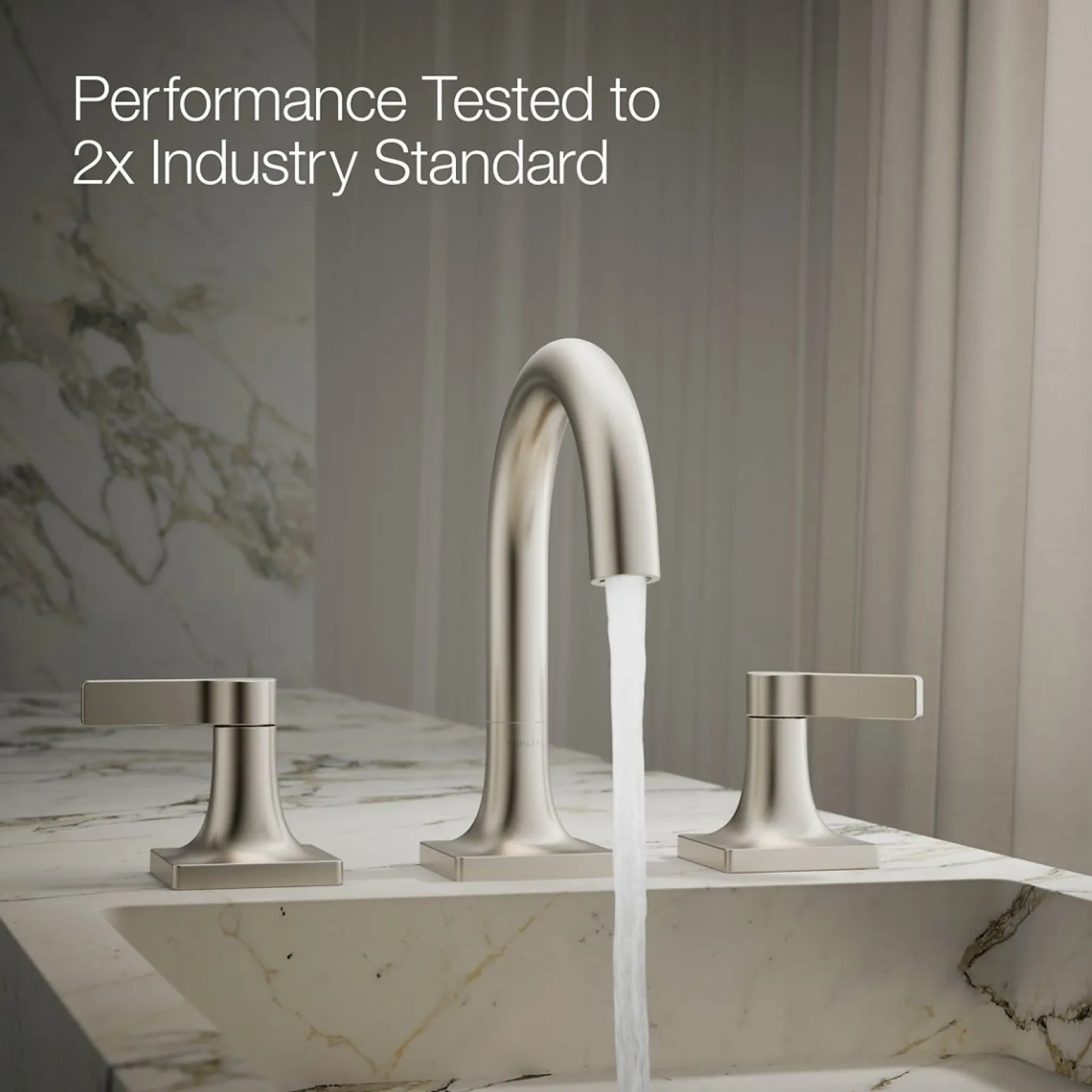 Widespread bathroom sink faucet, 1.2 gpm^Kohler Discount