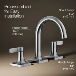 Widespread bathroom sink faucet, 1.2 gpm^Kohler Discount