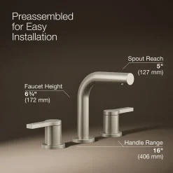 Widespread bathroom sink faucet, 1.2 gpm^Kohler Discount
