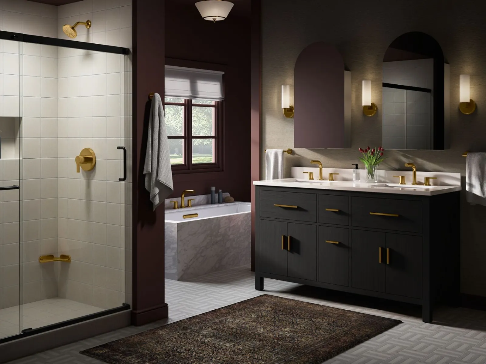 Widespread bathroom sink faucet, 1.2 gpm^Kohler Discount