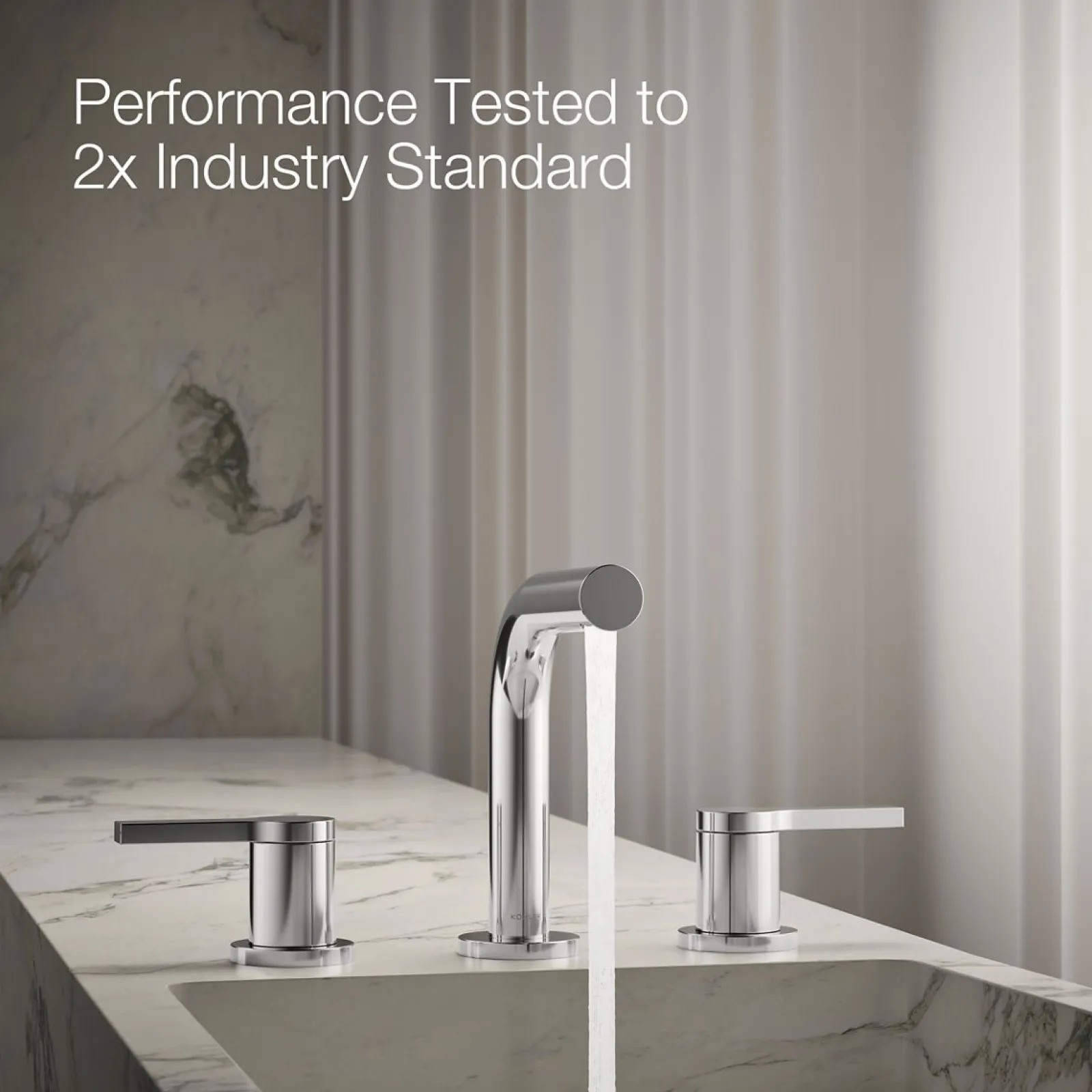 Widespread bathroom sink faucet, 1.2 gpm^Kohler Discount