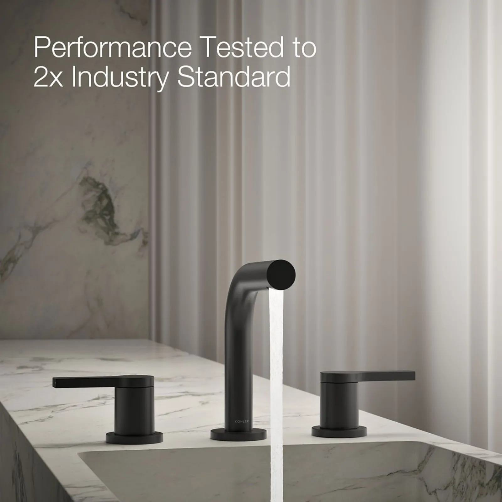Widespread bathroom sink faucet, 1.2 gpm^Kohler Discount