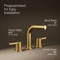 Widespread bathroom sink faucet, 1.2 gpm^Kohler Discount