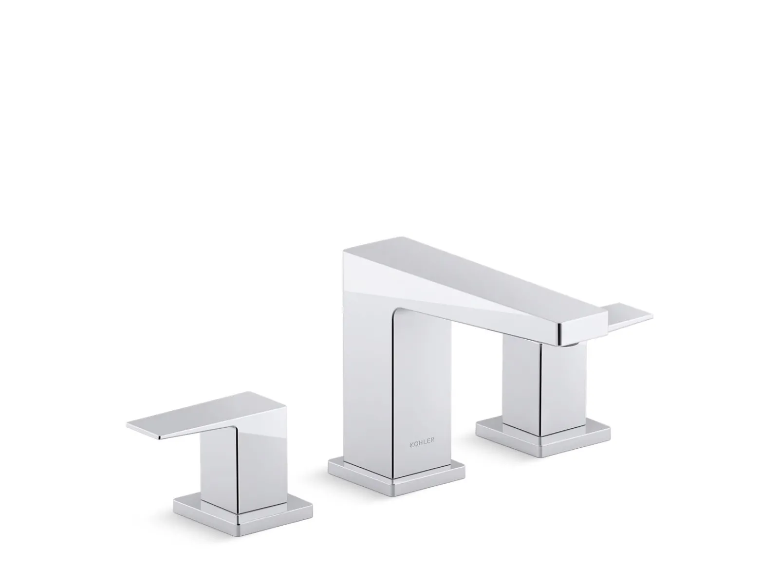 Widespread bathroom sink faucet, 0.5 gpm^Kohler Hot