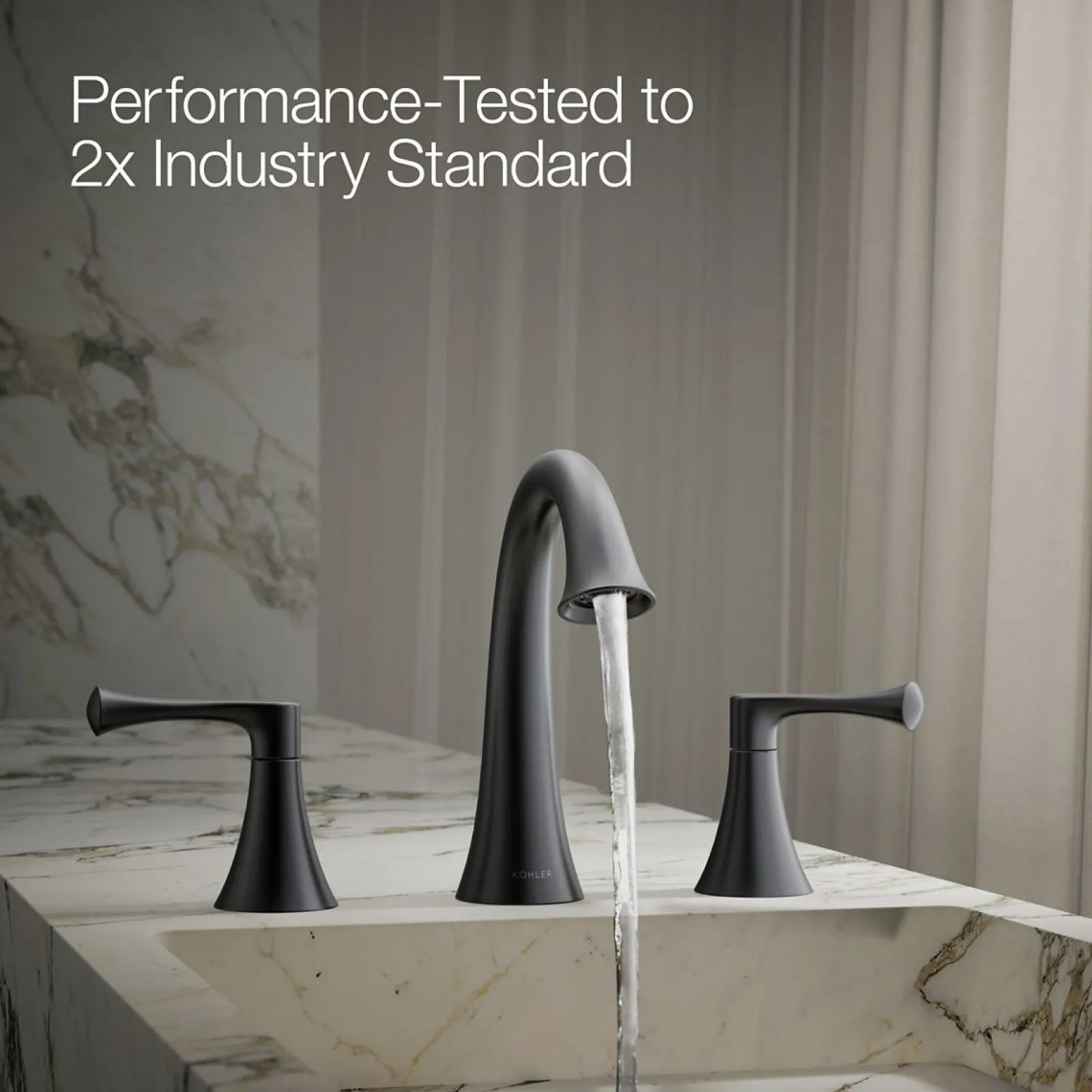 Widespread bathroom sink faucet, 1.2 gpm^Kohler Sale