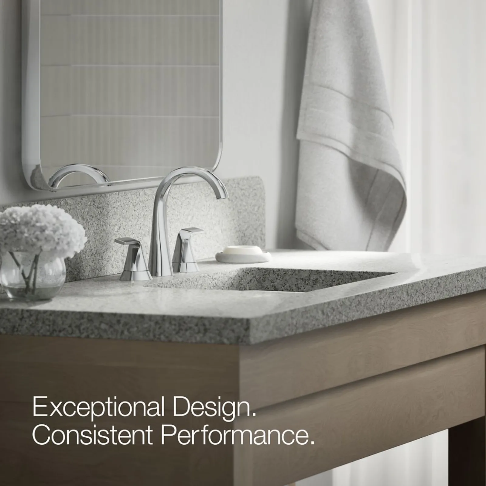 Widespread bathroom sink faucet, 1.2 gpm^Kohler Best