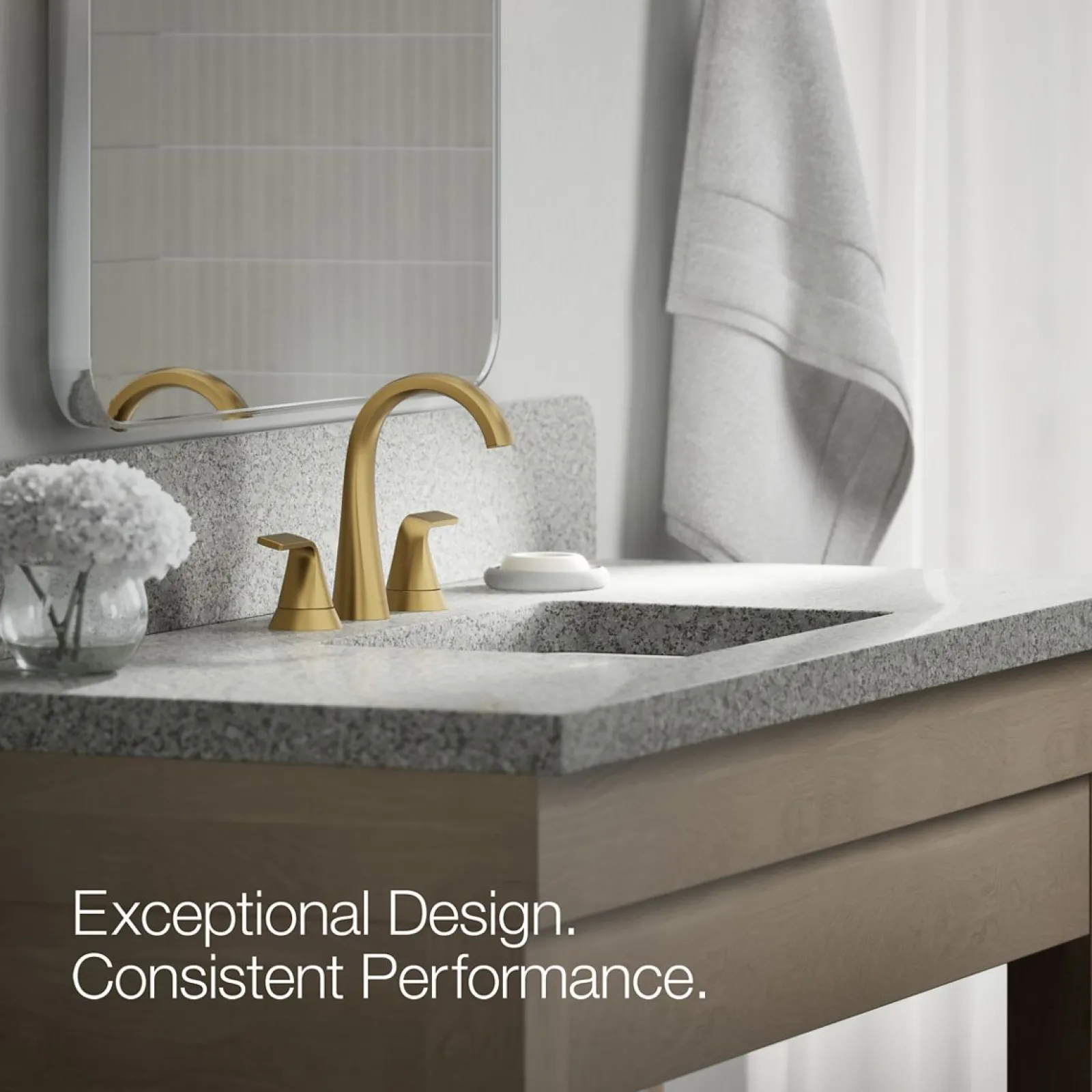 Widespread bathroom sink faucet, 1.2 gpm^Kohler Best