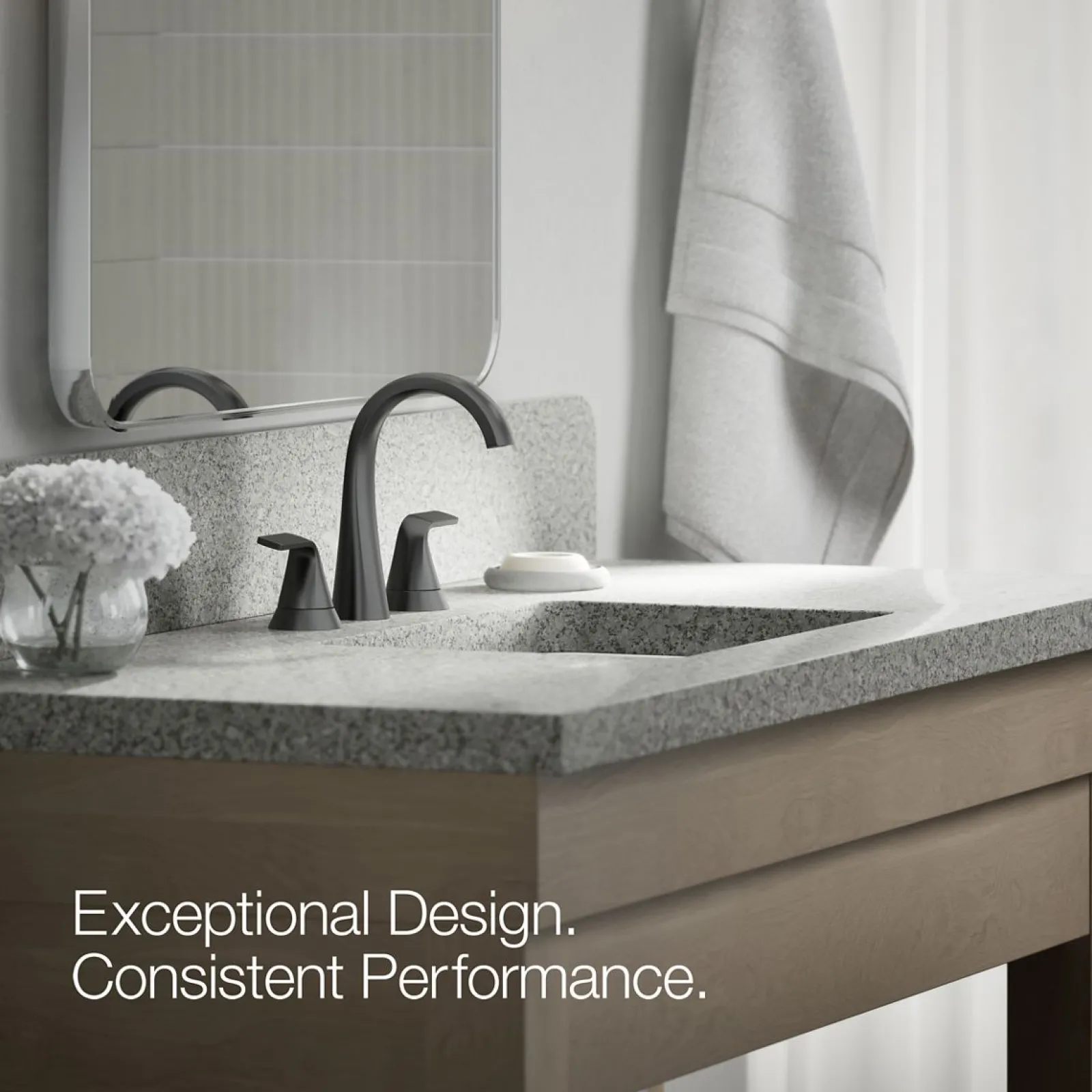 Widespread bathroom sink faucet, 1.2 gpm^Kohler Best