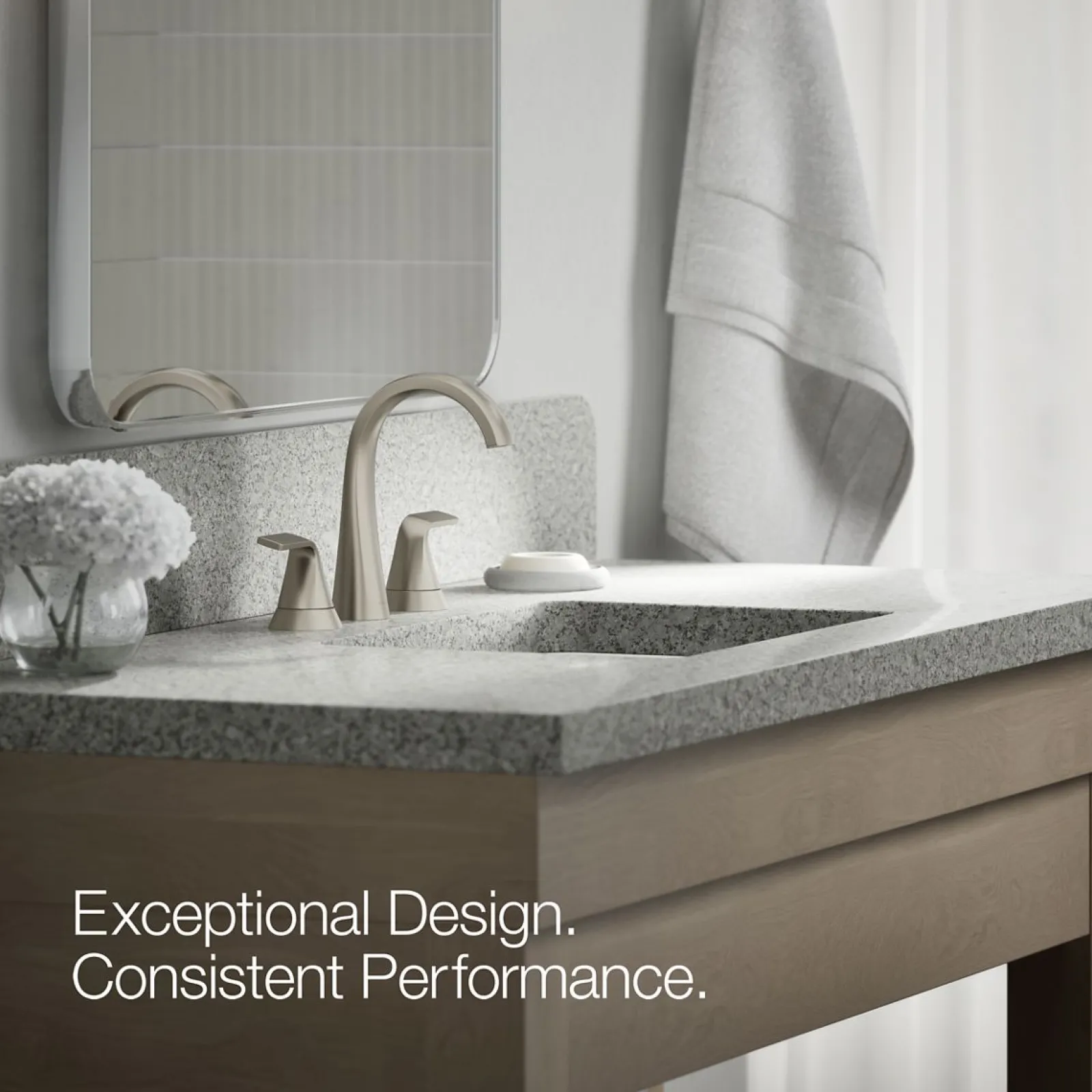 Widespread bathroom sink faucet, 1.2 gpm^Kohler Best
