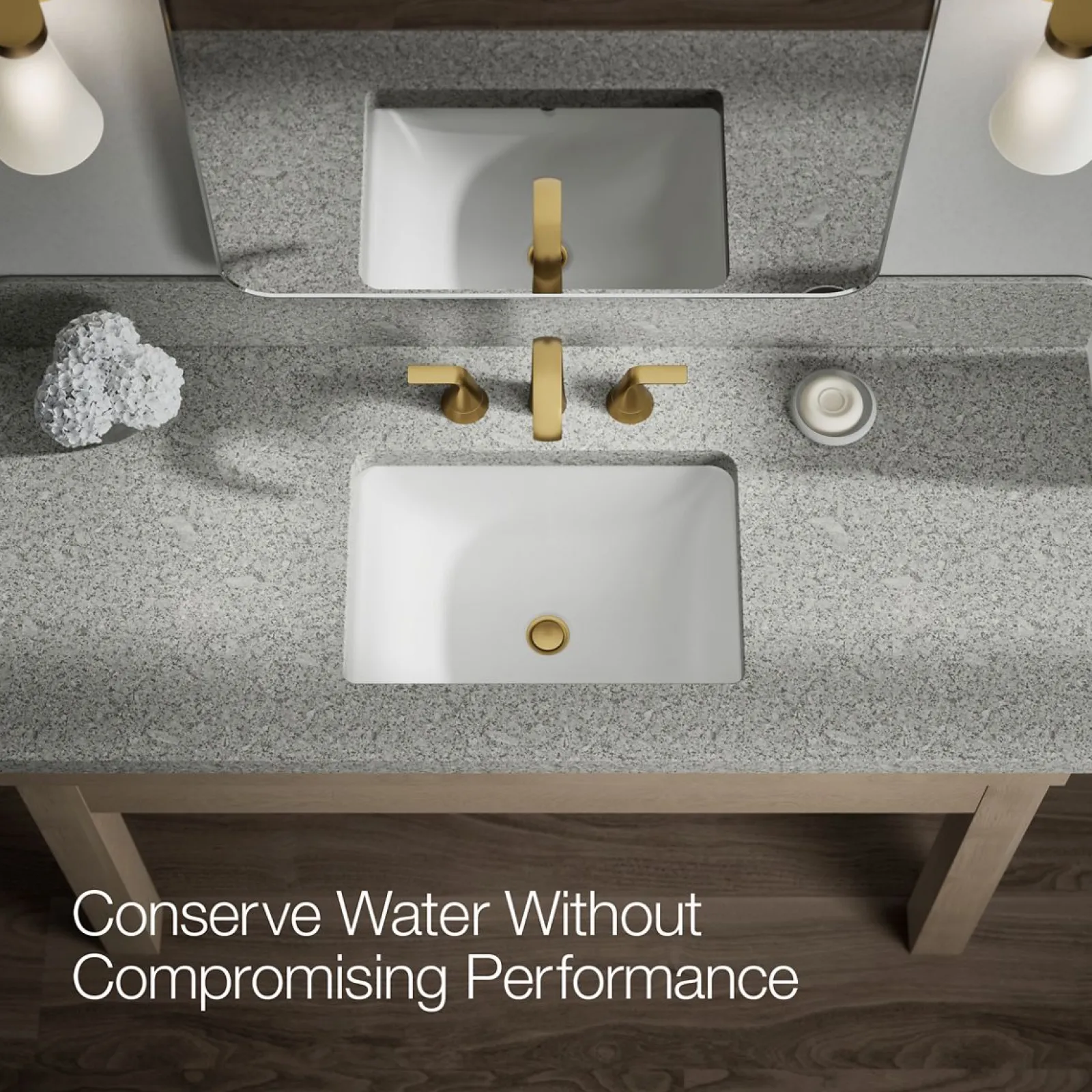 Widespread bathroom sink faucet, 1.2 gpm^Kohler Best