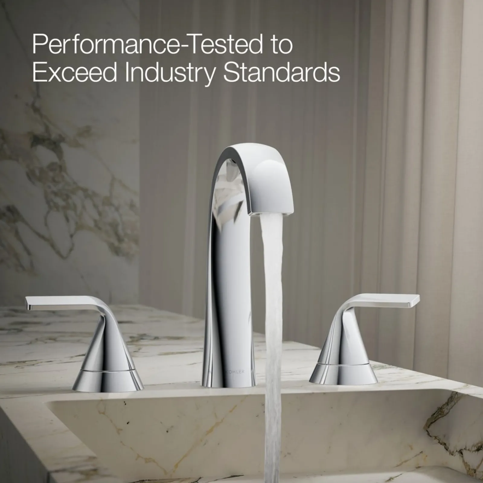 Widespread bathroom sink faucet, 1.2 gpm^Kohler Best