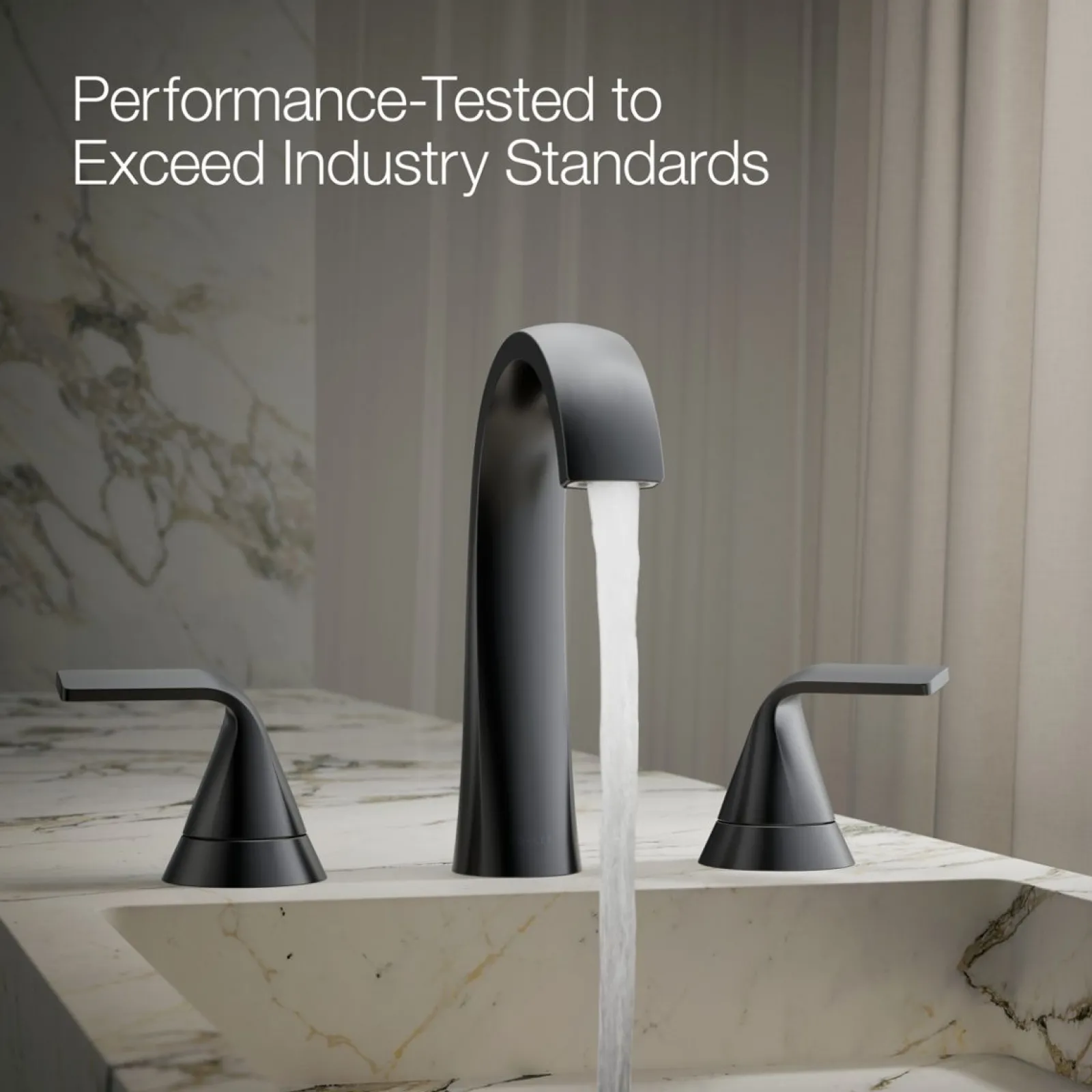 Widespread bathroom sink faucet, 1.2 gpm^Kohler Best
