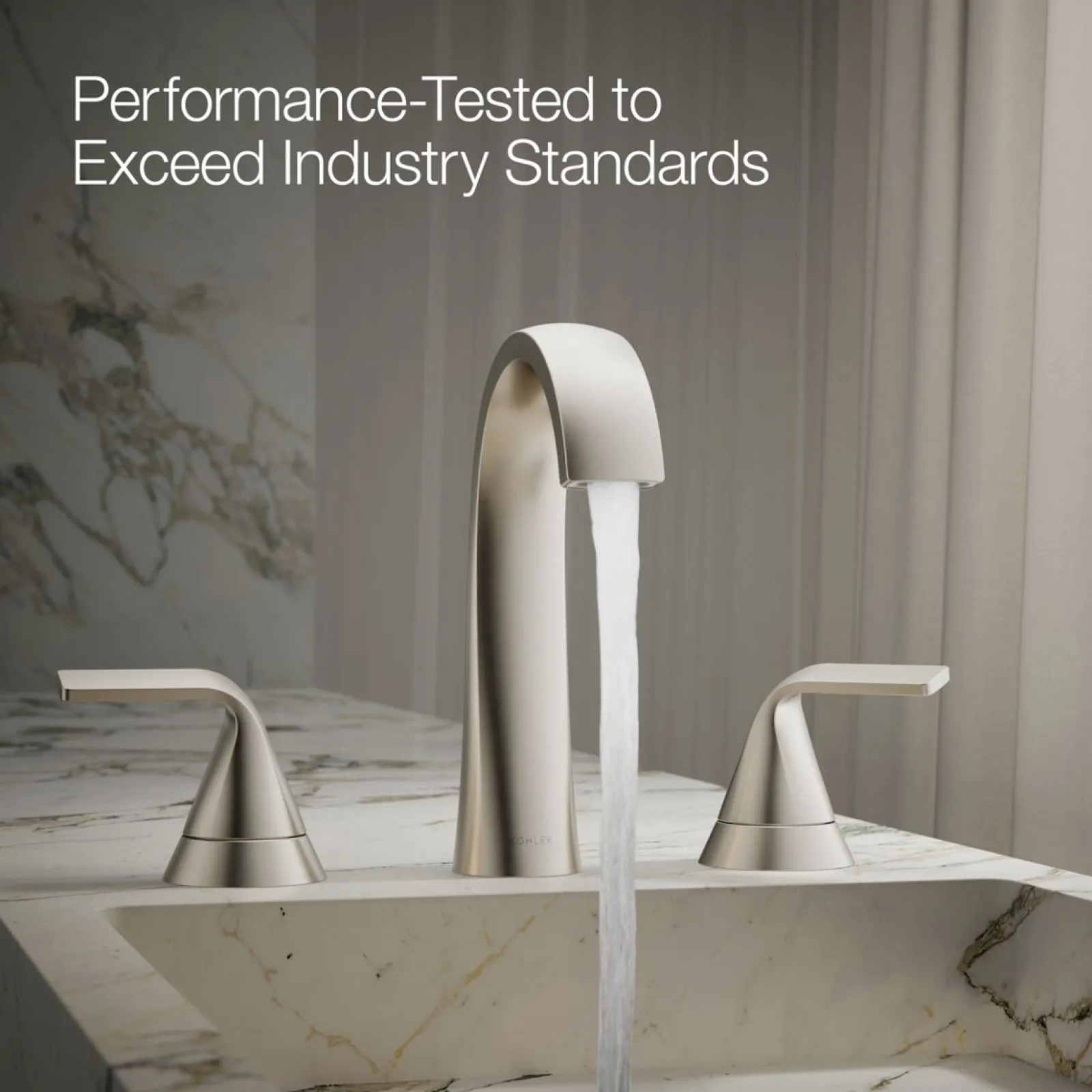 Widespread bathroom sink faucet, 1.2 gpm^Kohler Best