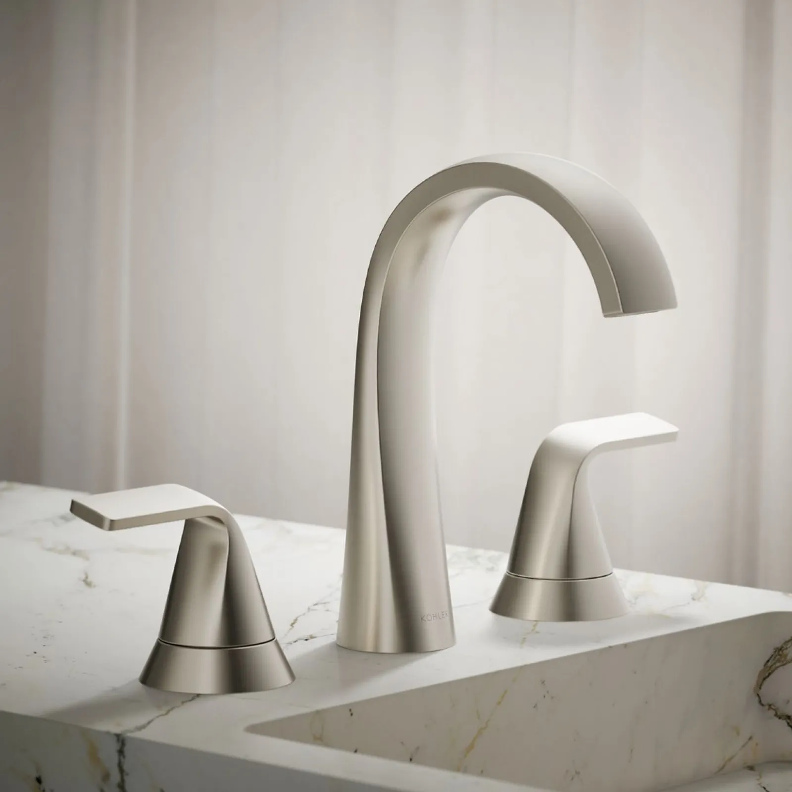 Widespread bathroom sink faucet, 1.2 gpm^Kohler Best