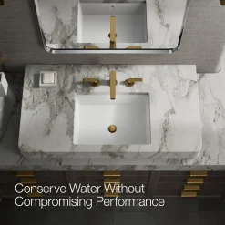 Widespread bathroom sink faucet, 1.2 gpm^Kohler New