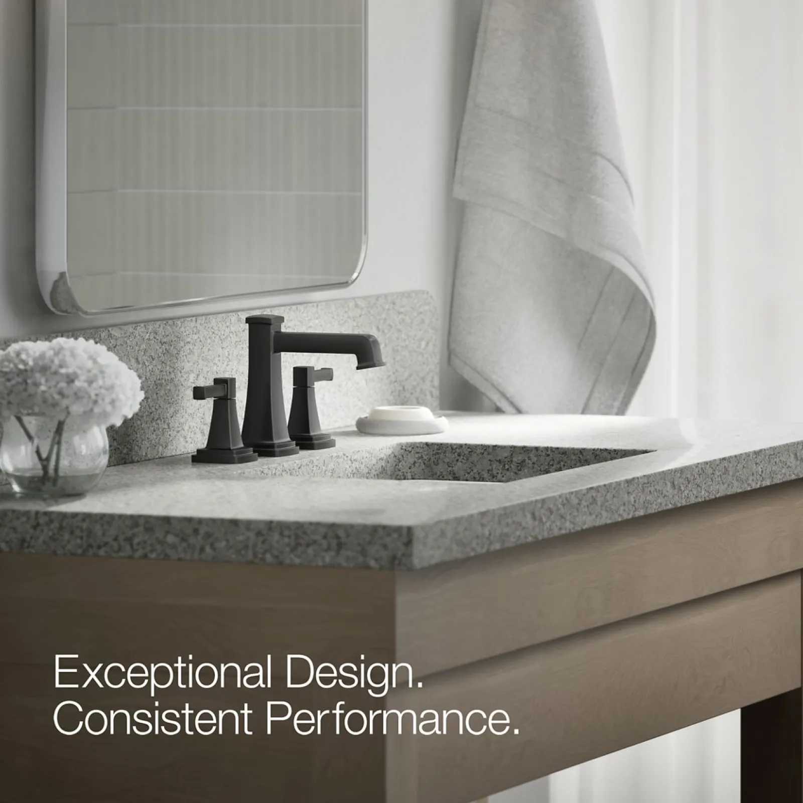 Widespread bathroom sink faucet, 1.2 gpm^Kohler