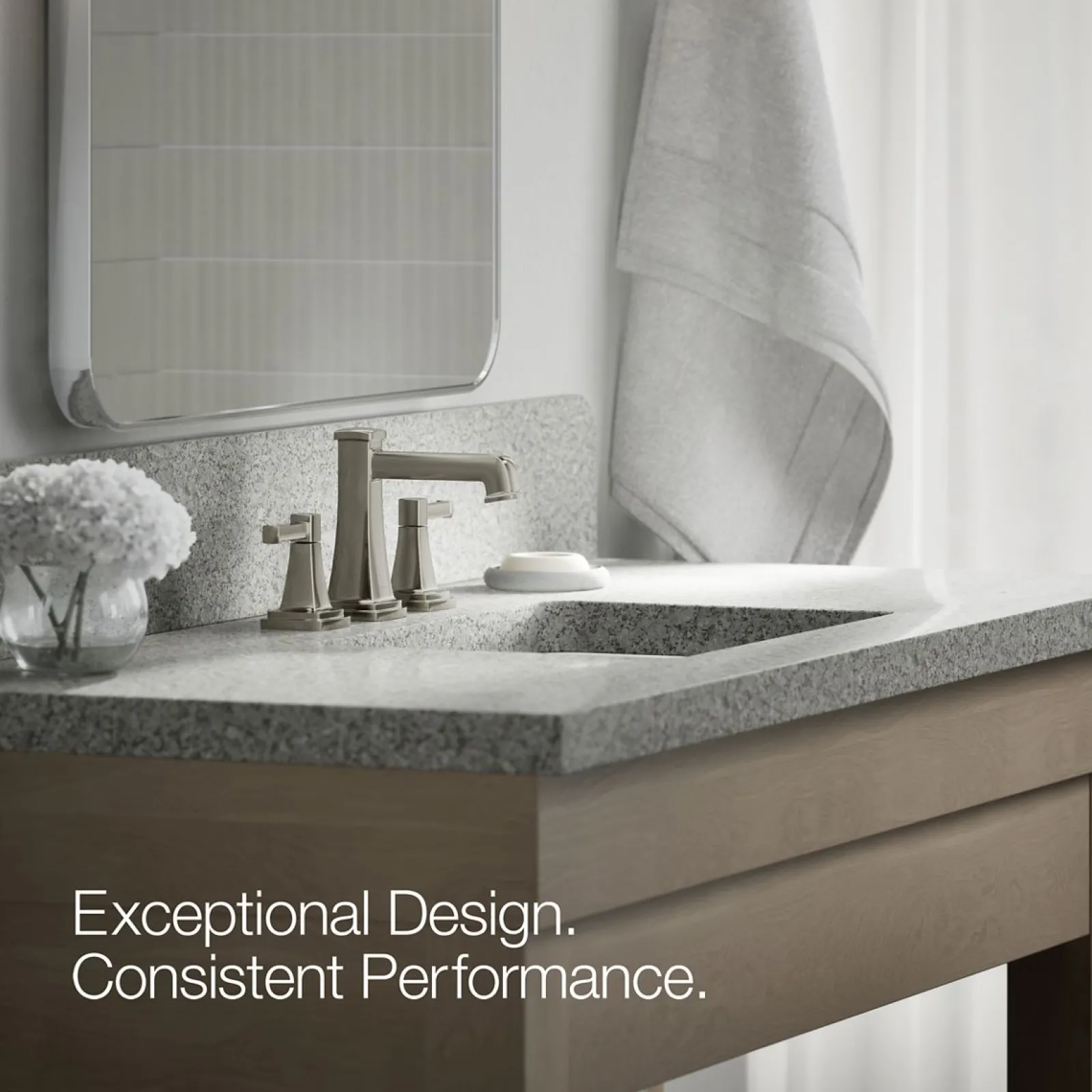 Widespread bathroom sink faucet, 1.2 gpm^Kohler