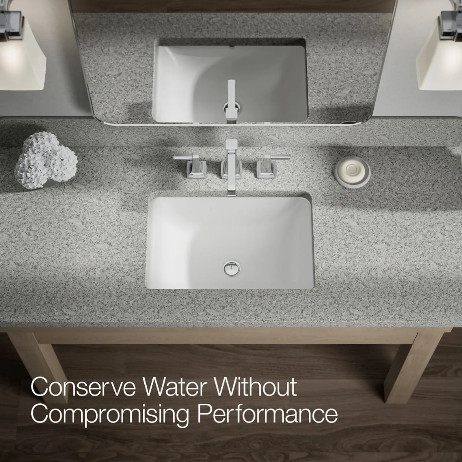 Widespread bathroom sink faucet, 1.2 gpm^Kohler