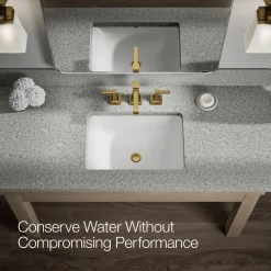 Widespread bathroom sink faucet, 1.2 gpm^Kohler