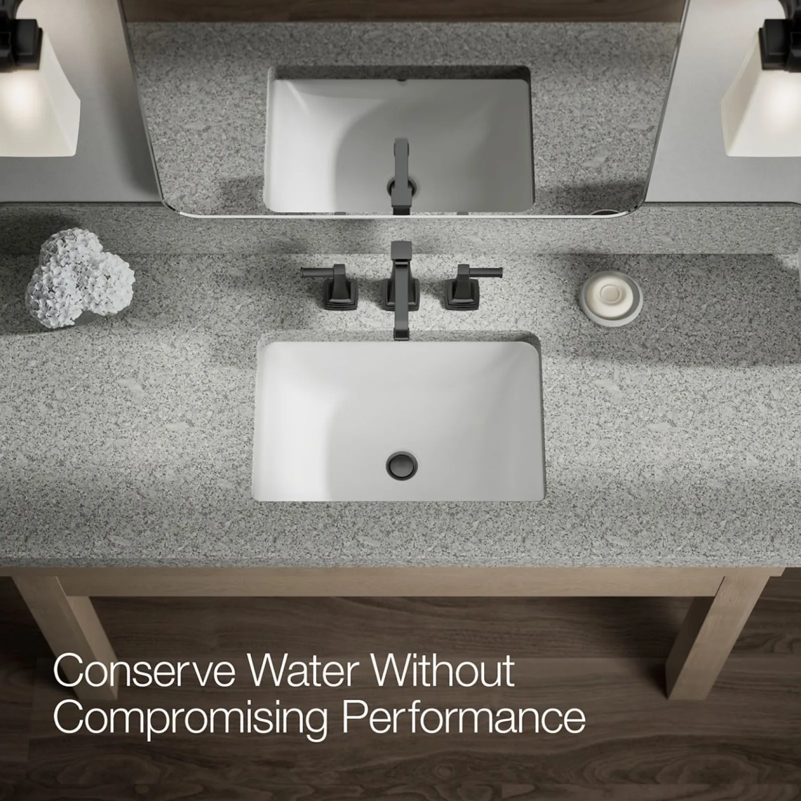 Widespread bathroom sink faucet, 1.2 gpm^Kohler