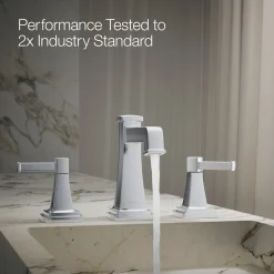 Widespread bathroom sink faucet, 1.2 gpm^Kohler