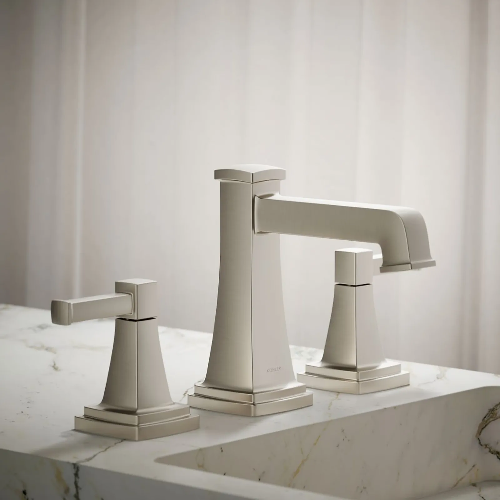 Widespread bathroom sink faucet, 1.2 gpm^Kohler