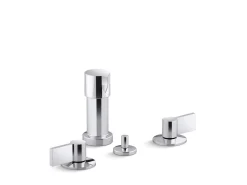 Widespread bidet faucet with Lever handles^Kohler Best