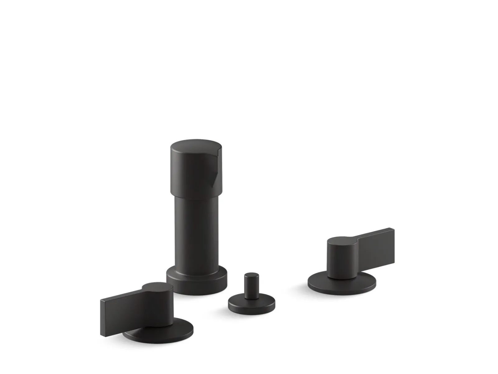 Widespread bidet faucet with Lever handles^Kohler Best