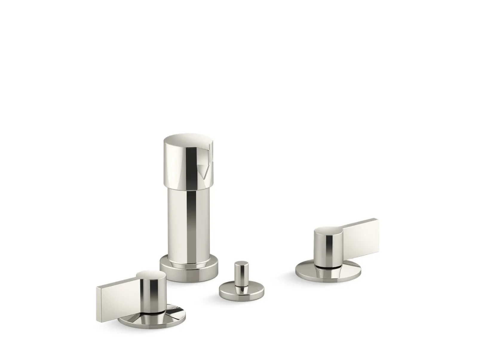 Widespread bidet faucet with Lever handles^Kohler Best
