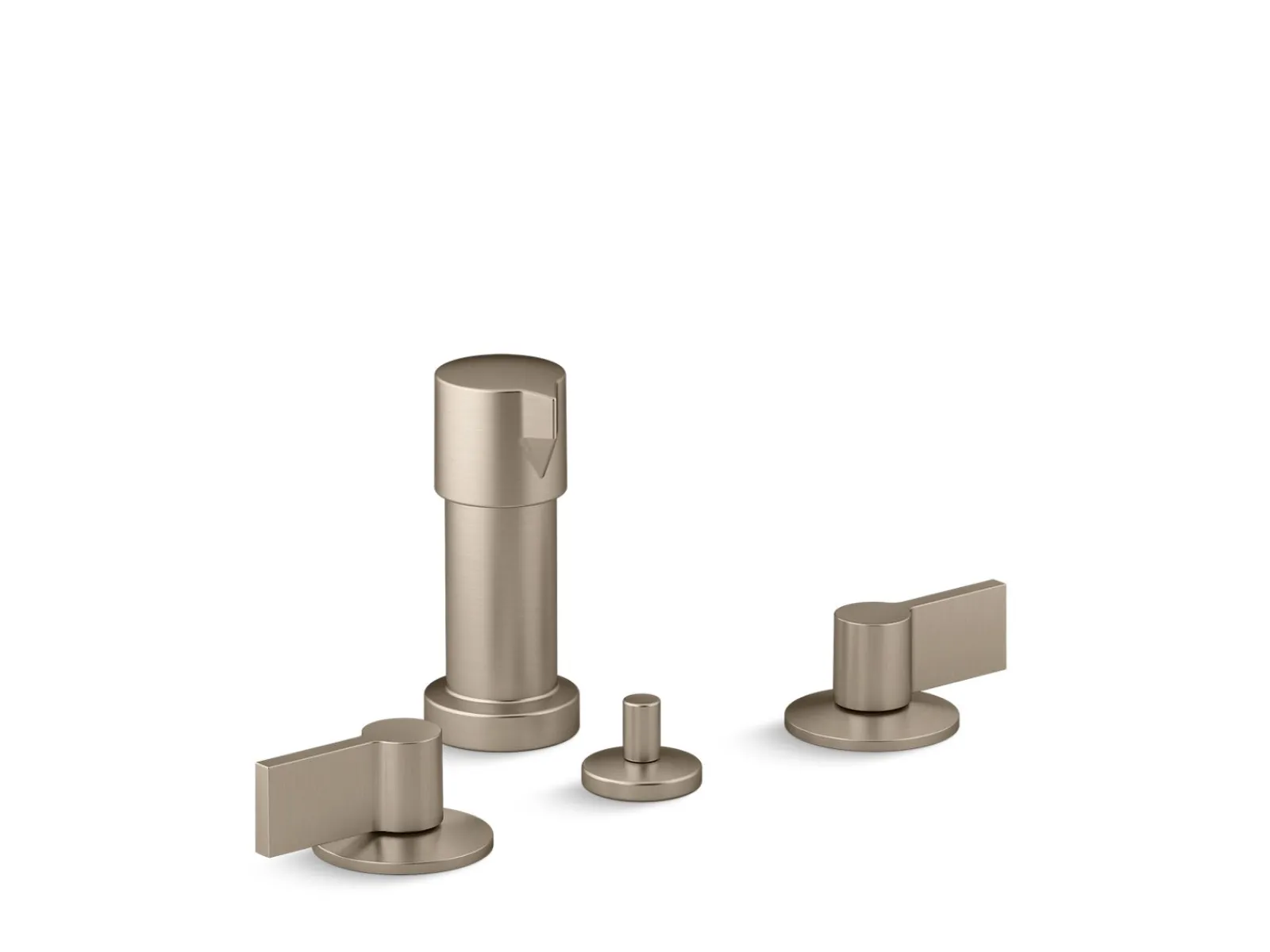 Widespread bidet faucet with Lever handles^Kohler Best
