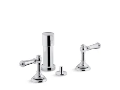 Widespread bidet faucet with lever handles^Kohler Discount