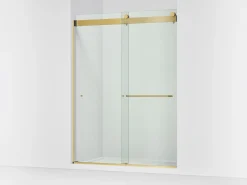 54"-60" W x 80-1/4" H bypass shower door with 3/8"-thick Crystal Clear glass^Kohler Outlet