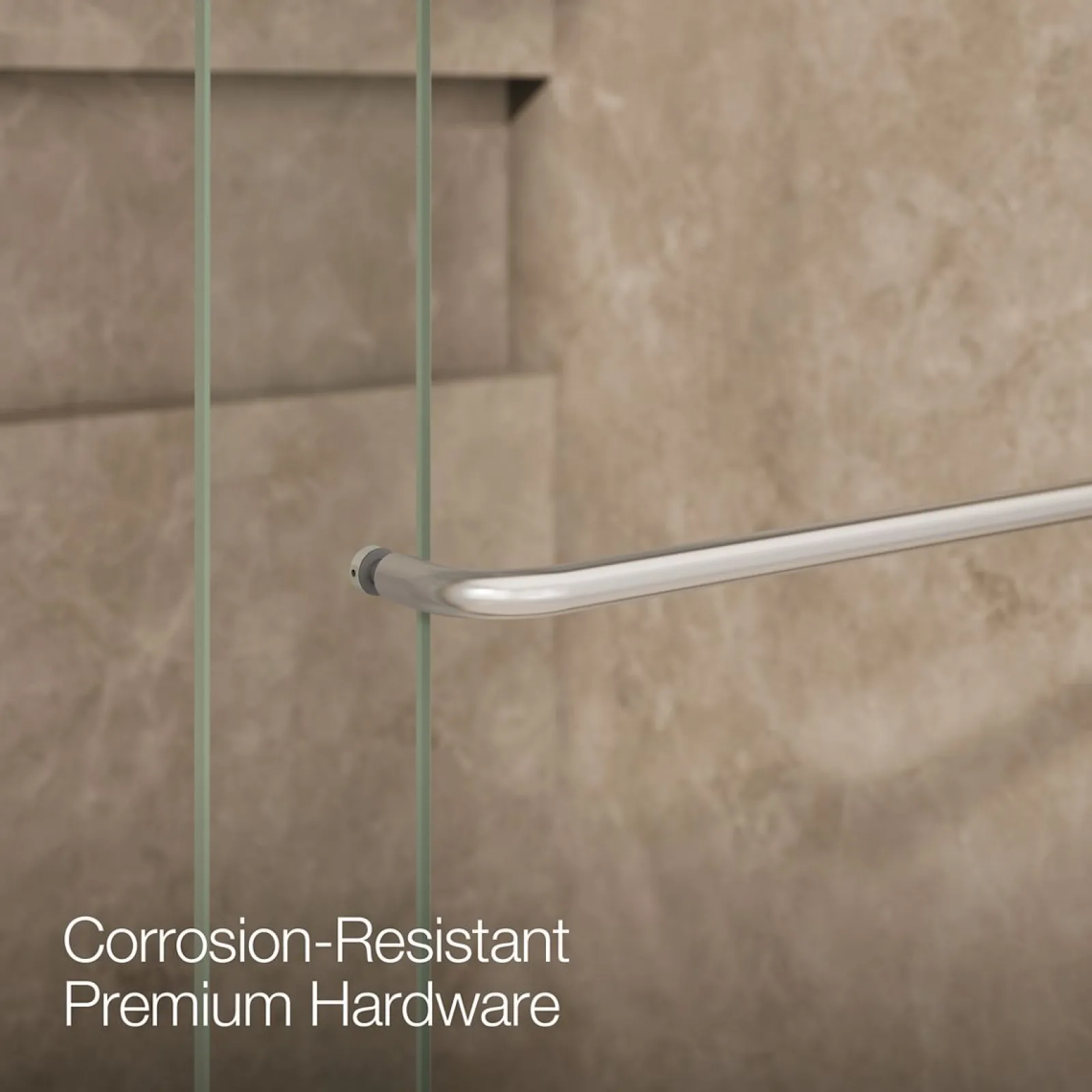 66"-72" W x 80-1/4" H bypass shower door with 3/8"-thick Crystal Clear glass^Kohler Sale