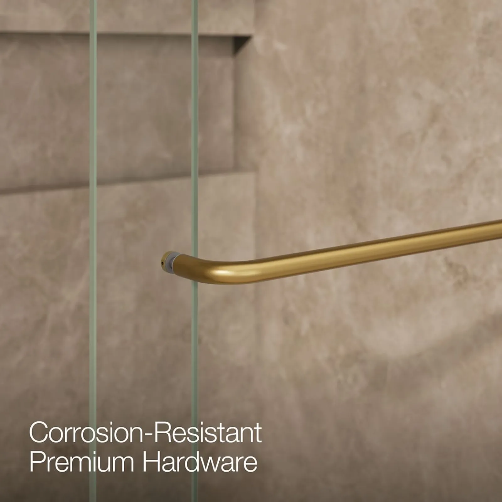66"-72" W x 80-1/4" H bypass shower door with 3/8"-thick Crystal Clear glass^Kohler Sale