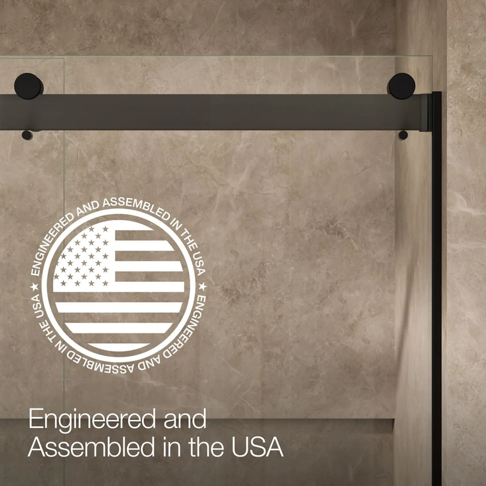66"-72" W x 80-1/4" H bypass shower door with 3/8"-thick Crystal Clear glass^Kohler Sale